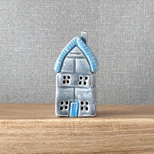 Small Ceramic House | Handmade Ornament | Mini Pottery House | Ceramic Decoration