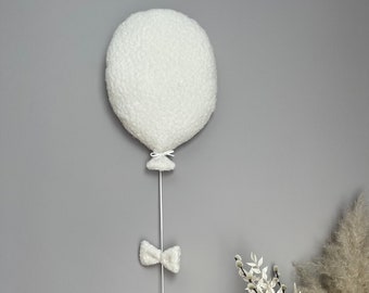 Boucle Ecru Balloon Kids Nursery Wall Hanging - Toy not included