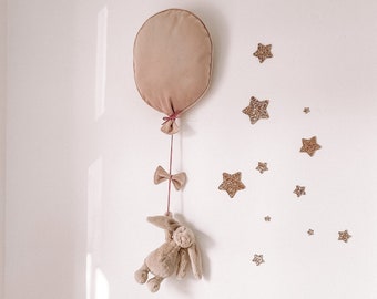 Velvet Balloon Kids Nursery Wall Hanging - Toy not included