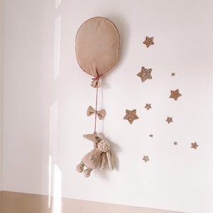 Velvet Balloon Kids Nursery Wall Hanging - Toy not included