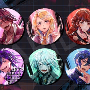 DanganronpaV3 2.25&quot; Button Pins
