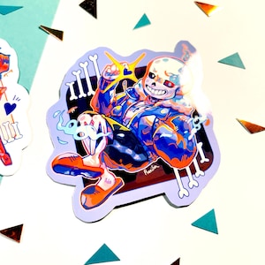 Skeleton Bros | Sans and Papyrus 3.25 inch Stickers