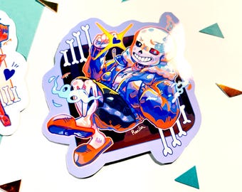 Skeleton Bros | Sans and Papyrus 3.25 inch Stickers