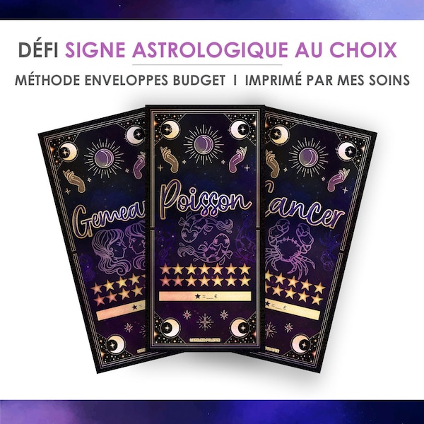 Défi Signe astrologique AU CHOIX - Budget