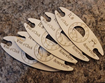 Wine Butler Laser Cut File Bundle: SVG, DXF, AI, Lightburn Files