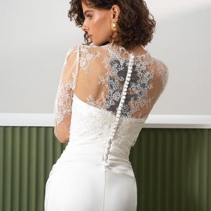 cover up for halter wedding dress 20 Halter Wedding Dresses for Those Sofia Richie Vibes