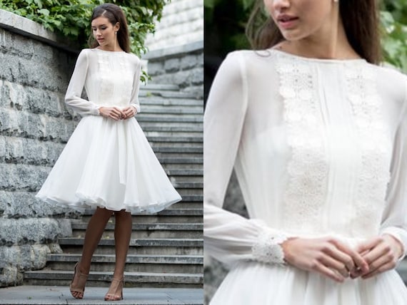 Short winter sales wedding dresses