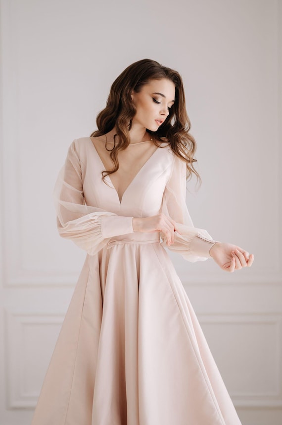 beaded pink bridesmaid dress Pink Beaded Off-the-Shoulder Satin Trumpet Gown