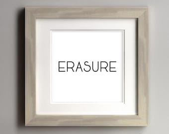 Decal Kit: Erasure Band Name, The Neon inspired