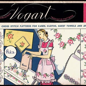 Set of 6 Vogart Transfer Patterns