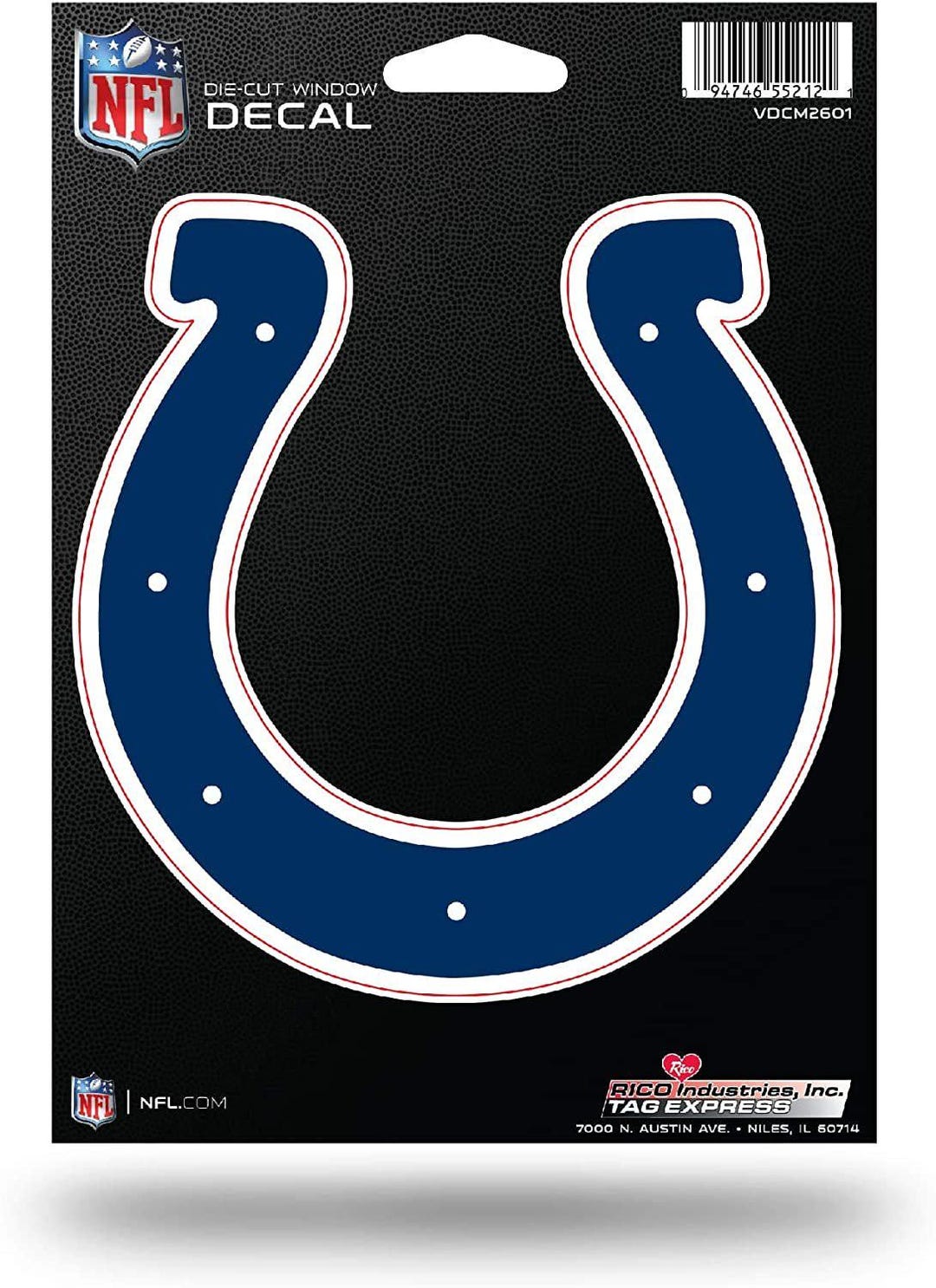 Indianapolis Colts 5 Inch Die Cut Decal Sticker Full Adhesive Backing ...