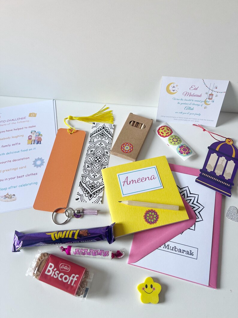 Eid Activity Box for Kids: Personalised Eid al Fitr Gift image 3