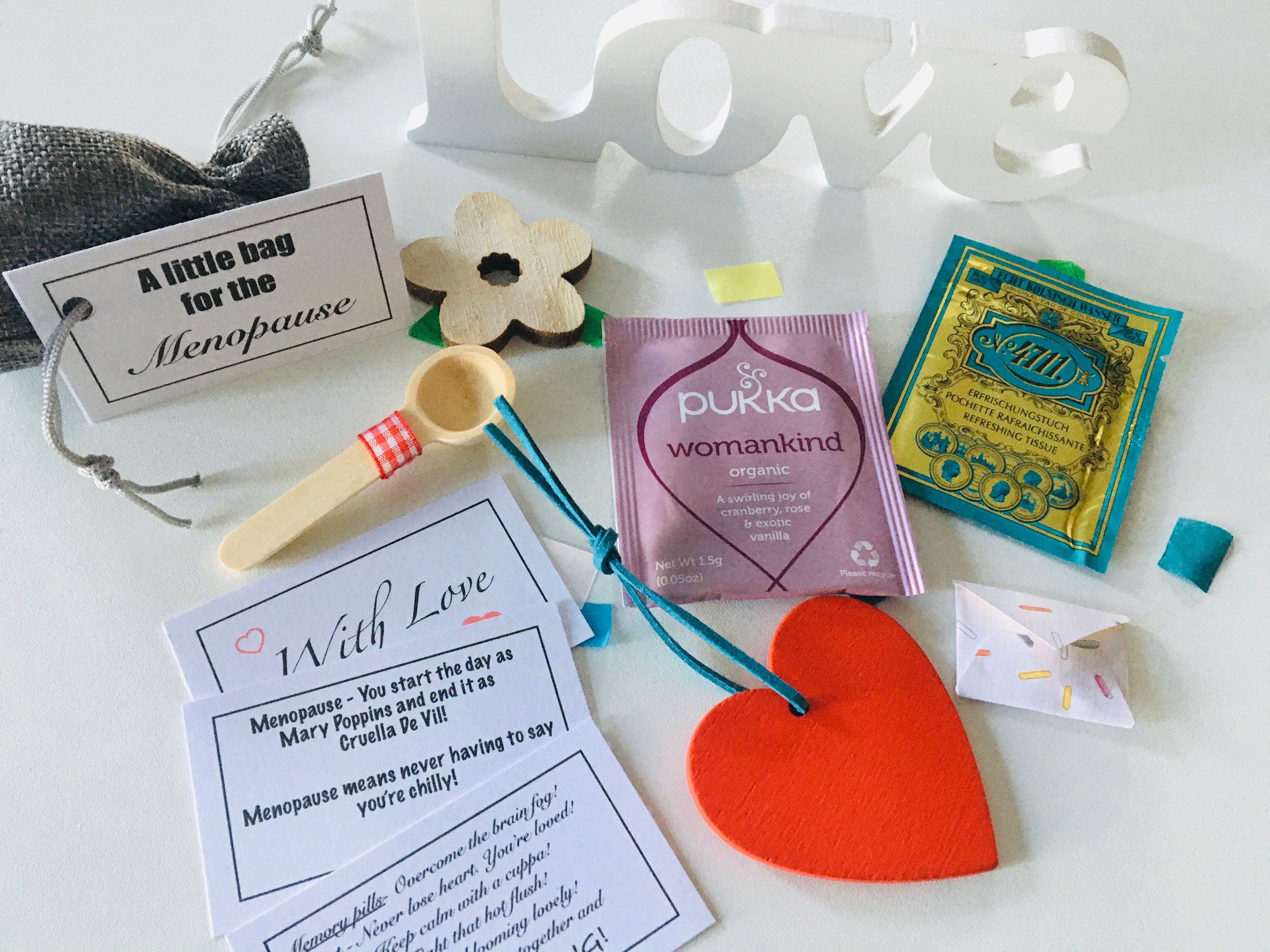 A Little Bag for the MENOPAUSE HANDMADE unique gift. Can be Etsy