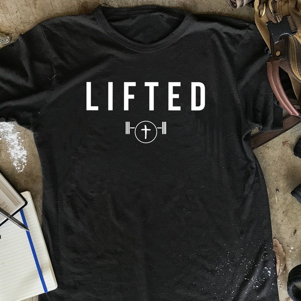 Love Lifted Me, Fitness Shirt For Men, Christian Shirt Men, Gym Shirt Men, Workout Shirt Men, Christian Gift For Men, Cross Shirt For Men