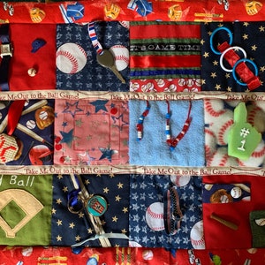 Gioca Ball fidget quilt 24 &quot;X 19&quot;