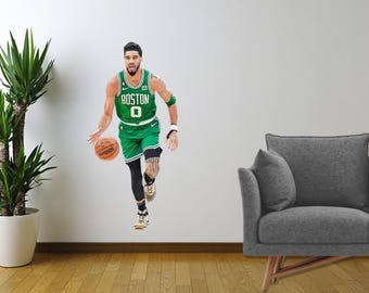 Jayson Tatum Wall Decal - Removable Vinyl Basketball Player Sticker
