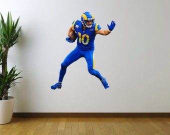 Naklejka ścienna inspirowana piłkarzem Coopera Kuppa – sportowa naklejka ścienna do sypialni, pokoju gier i pokoju młodzieżowego