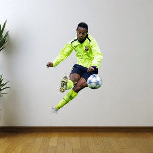 Ronaldinho, Barcelona, Brazil, Soccer, Futbol Fathead Style Wall Decal Sticker
