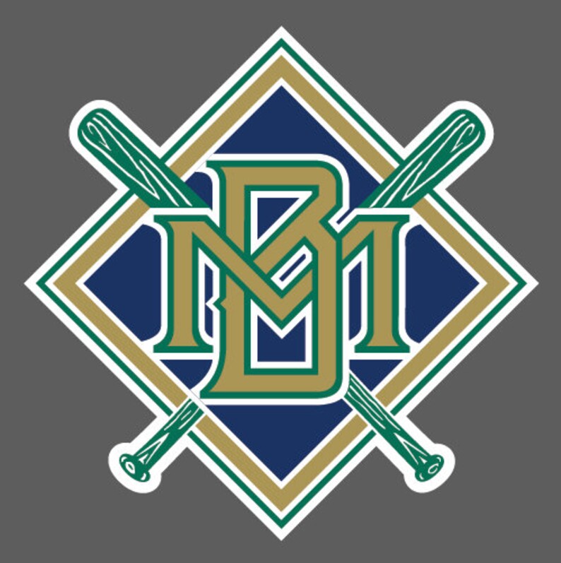 Milwaukee Brewers Wisconsin Vintage Logo 1994-1999 Sticker Vinyl Wall Decal