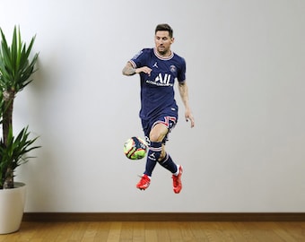 Lionel Messi, PSG, Paris Saint-Germain, Soccer, Futbol Fathead Style Wall Decal Sticker