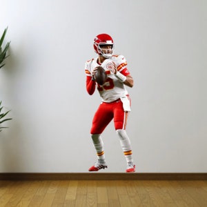 Patrick Mahomes Kansas City Chiefs Fathead stijl muur sticker sticker