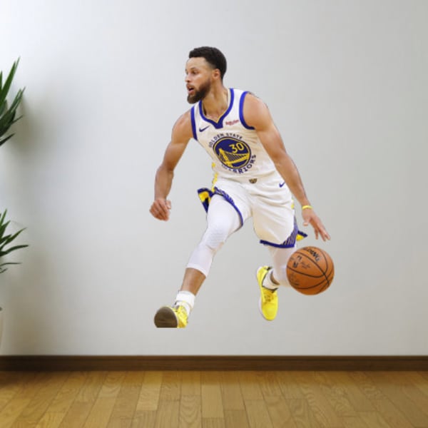 Steph Curry Golden State Warriors Fathead Style Wall Decal Sticker