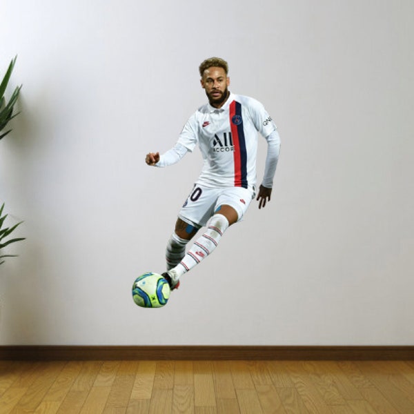 Neymar, PSG, Soccer, Futbol Fathead Style Wall Decal Sticker