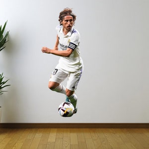 Luka Modric, Croatia, Soccer, Futbol Fathead Style Wall Decal Sticker LM1
