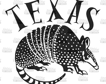 Digital Download, Armadillo, Texas, Lone Star State Animal