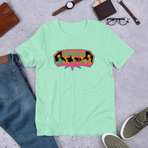 spurs retro logo shirt