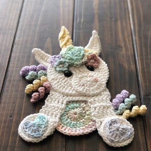 Ready Made Appliqués Made to Order Custom Order Unicorn Ready to Attach Appliqué
