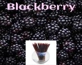 Blackberry - Flavor Infused, 100% Natural, Raw & Unfiltered Honey Sticks (Blackberry)