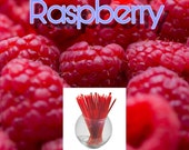 Raspberry - Flavor Infused, 100% Natural, Raw & Unfiltered Honey Sticks (Raspberry)