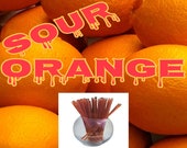 Sour Orange - Flavor Infused, 100% Natural, Raw & Unfiltered Honey Sticks  (Sour Orange)