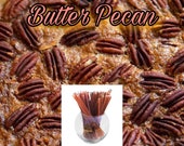 Butter Pecan Honey Sticks - Flavor Infused, 100% Natural, Raw & Unfiltered Honey Sticks (Butter Pecan)