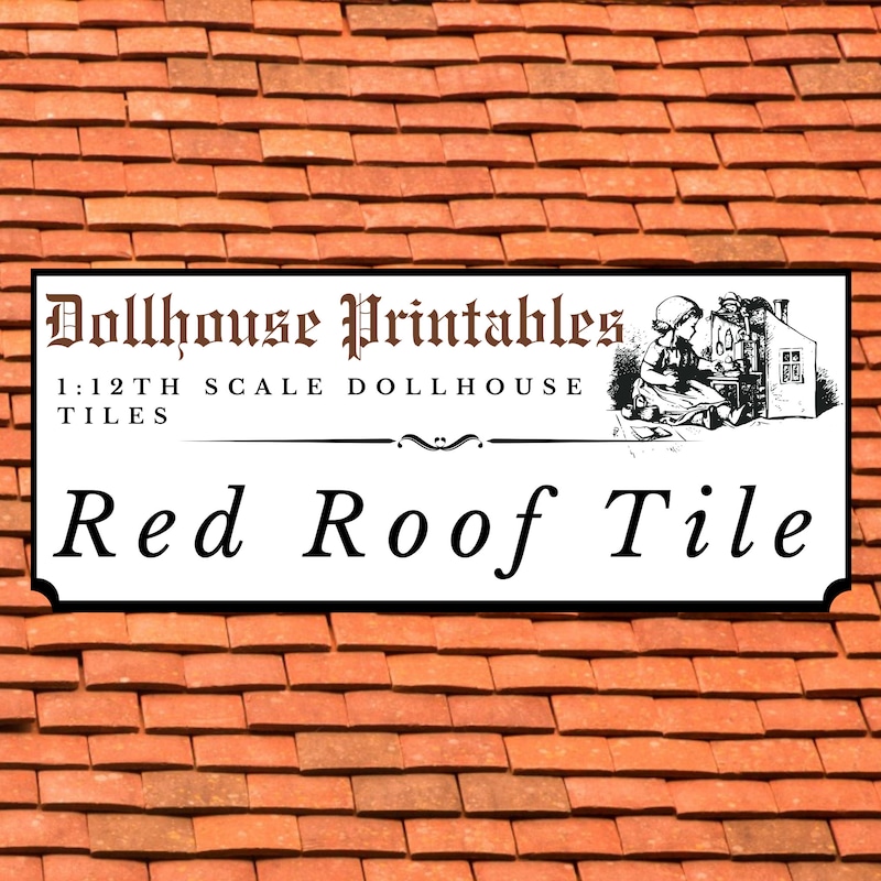 Doll House Paper Roof Printable