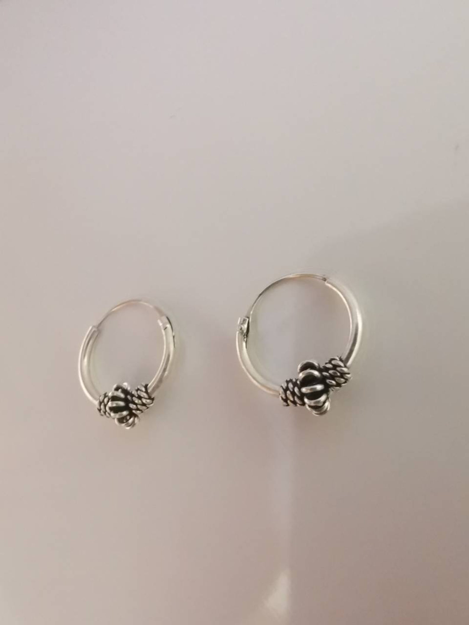 Sterling silver 925 medium size 10mm hoops for standard & Etsy