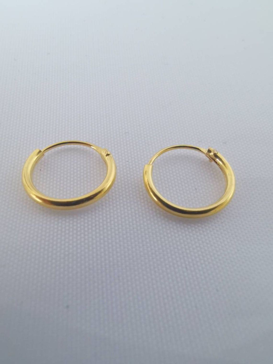 Sterling silver 925 medium size 12mm hoops for standard & Etsy