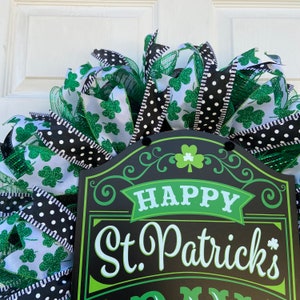 Happy St. Patrick's Day Wreath image 3