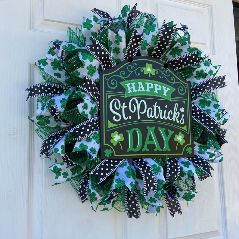 Happy St. Patrick's Day Wreath image 7