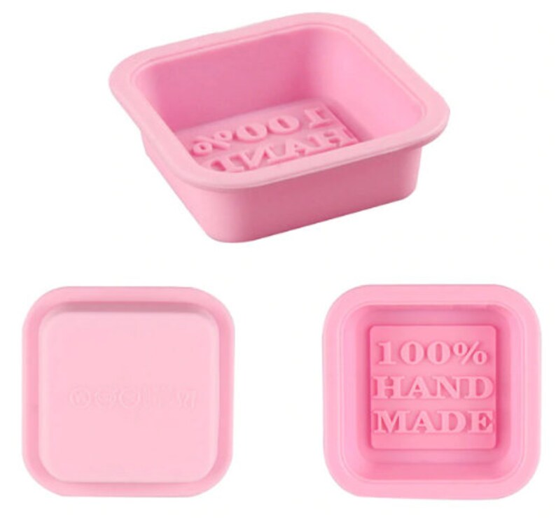 New Qualified Cute Craft Art Square Silicone Oven Handmade Soap Molds DIY Soap Mold Levert Dropship dig126