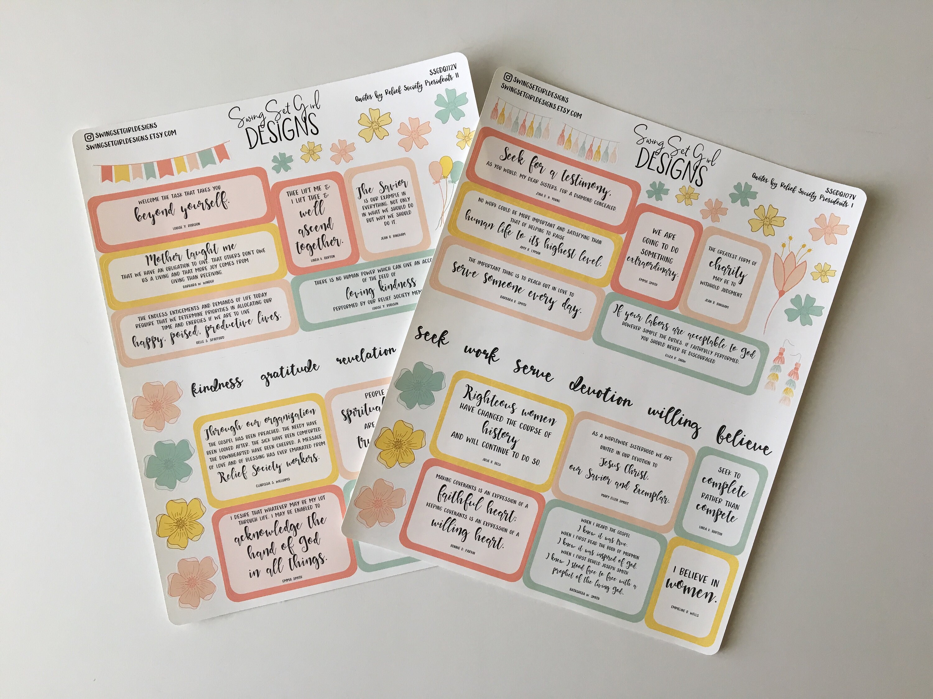 Calendars &amp; Planners - - In the Leafy Treetops Planner Stickers Q110V ...