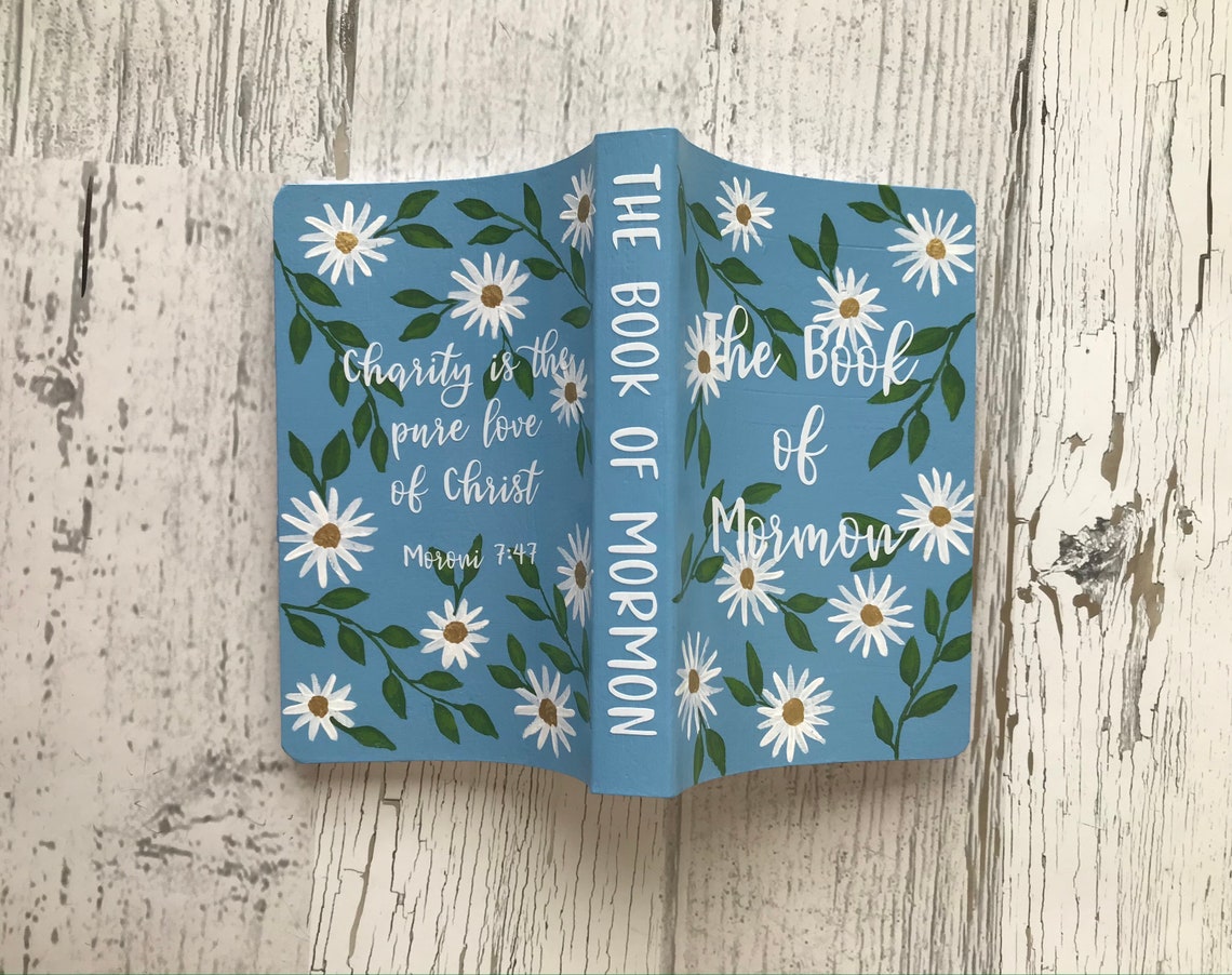 Pocketsized Book of Mormon Paperback Painted Book of Etsy