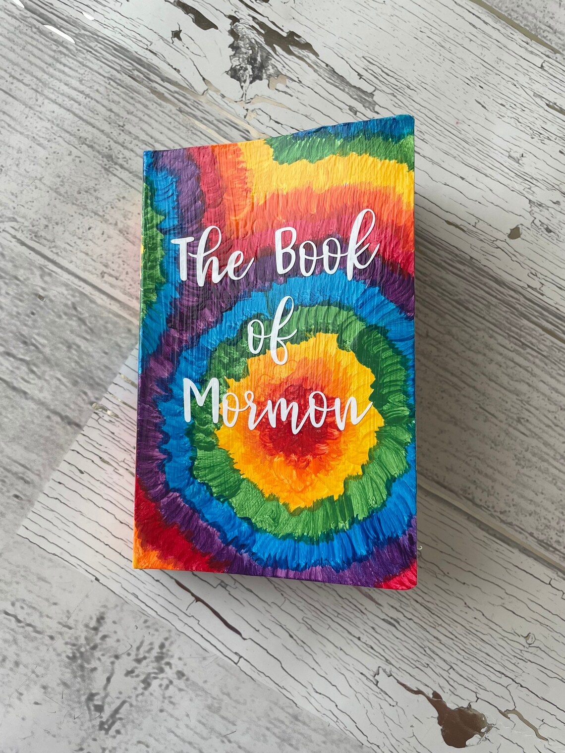 Pocketsized Book of Mormon Paperback Painted Book of Etsy