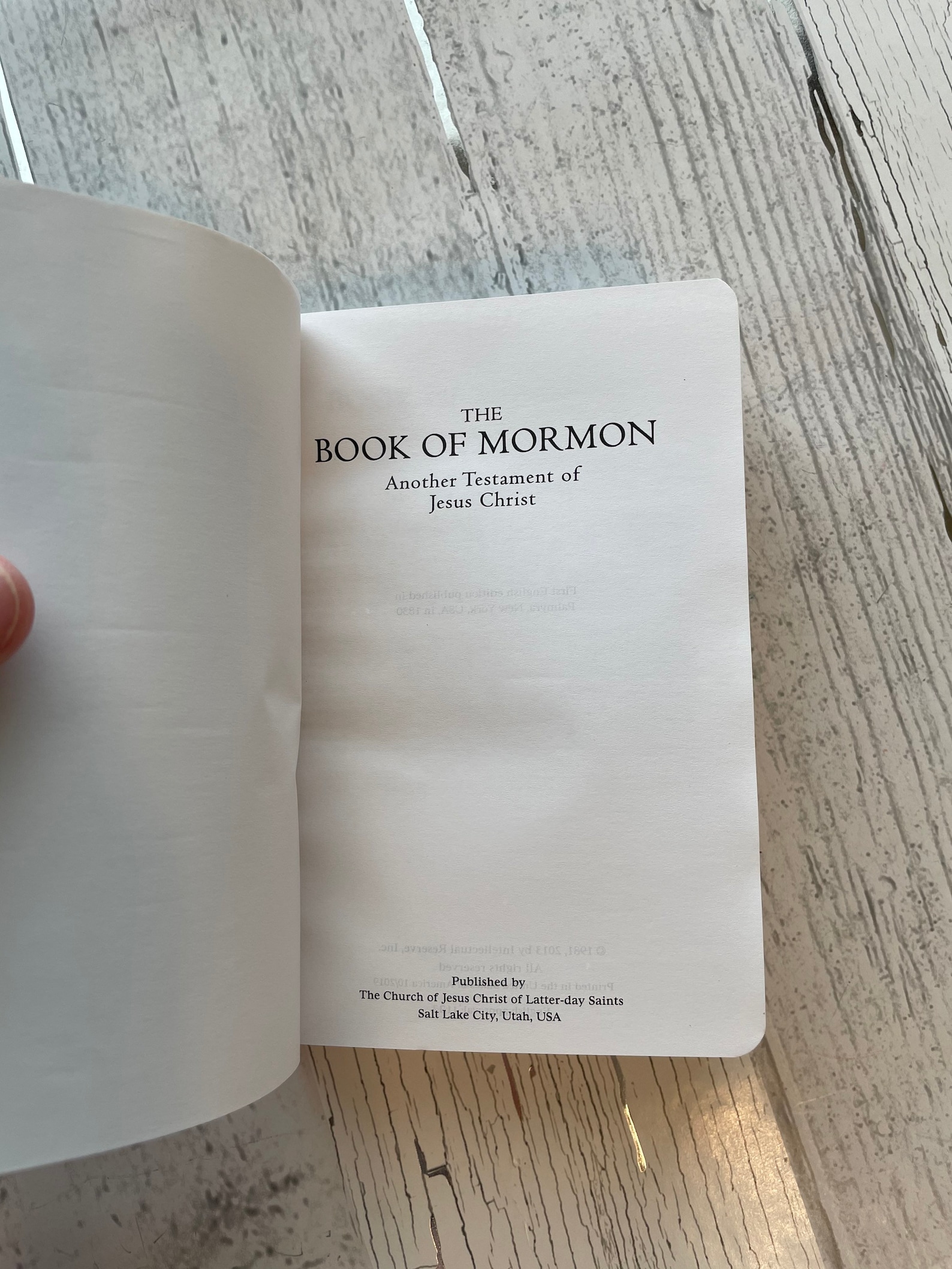 Pocketsized Book of Mormon Paperback Painted Book of Etsy