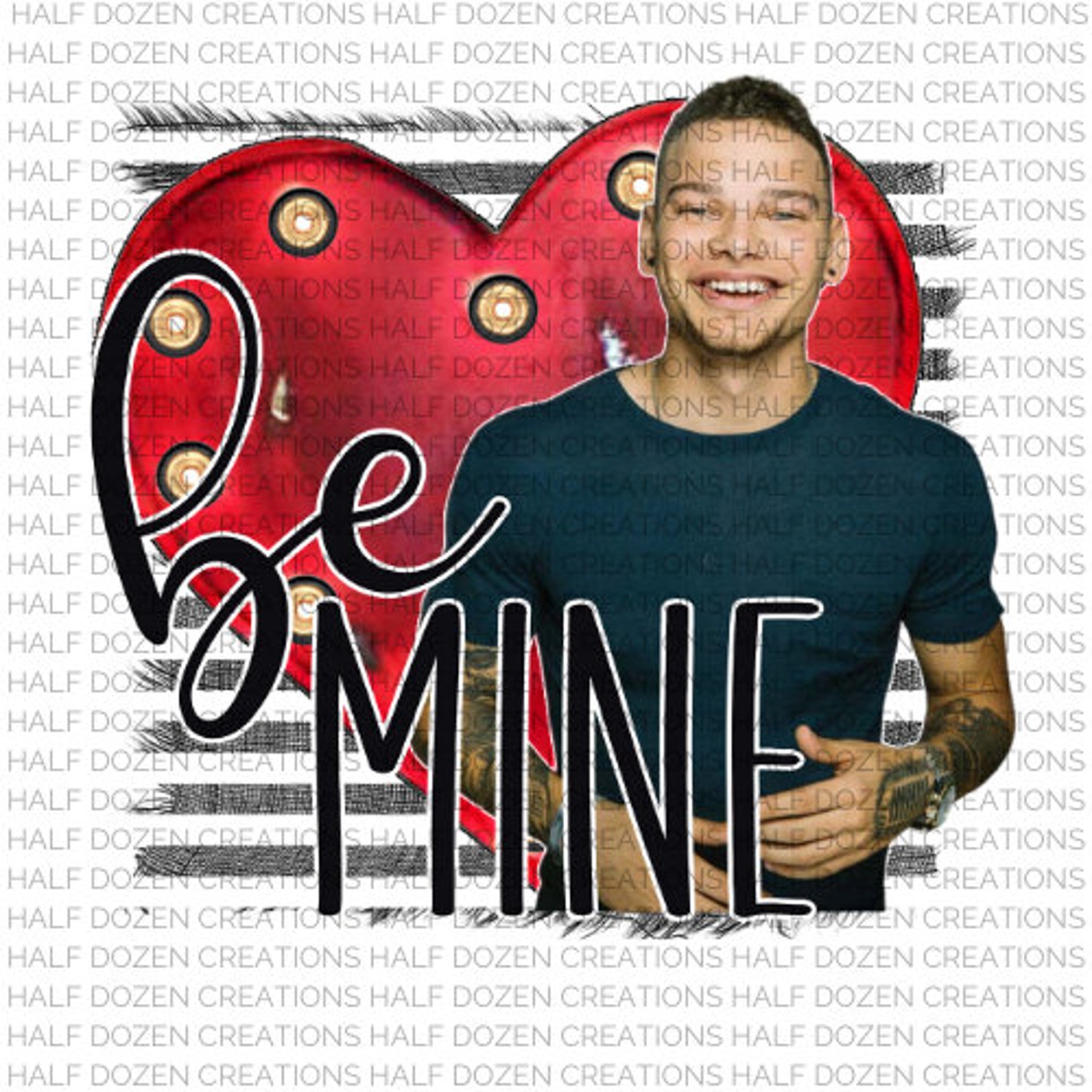 SUBLIMATION TRANSFER Be Mine Kane Country Music Transfer Etsy