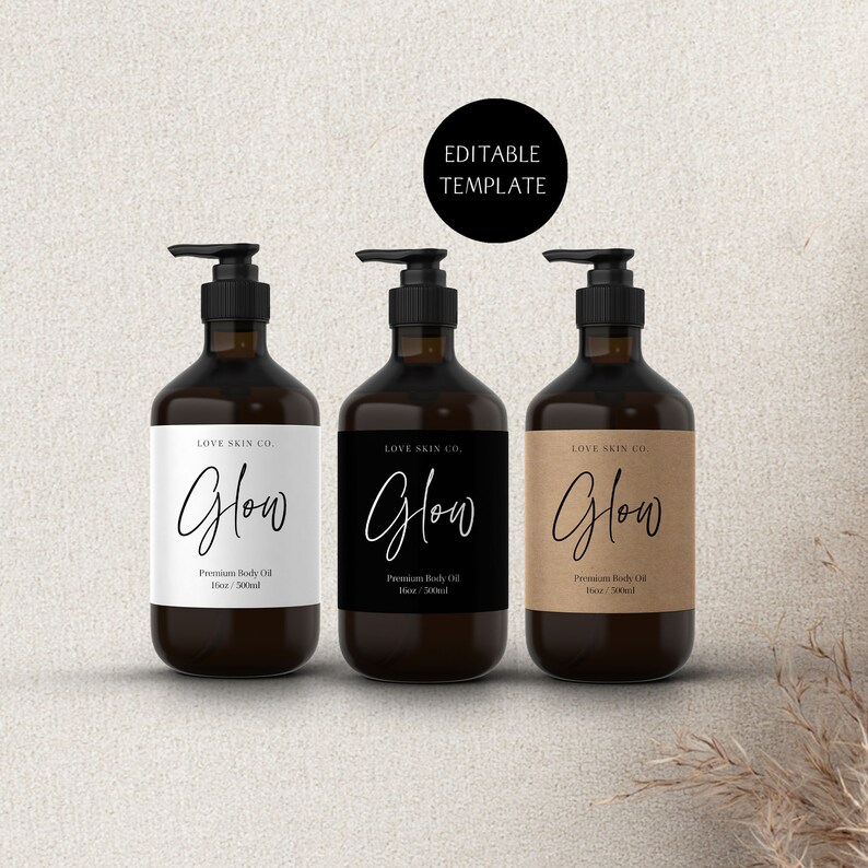 16oz Label Spray Bottle Label Design Soap Bottle Label Boston Etsy