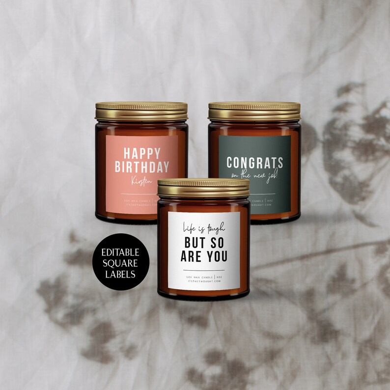 diy candle label design custom candle label soy candle