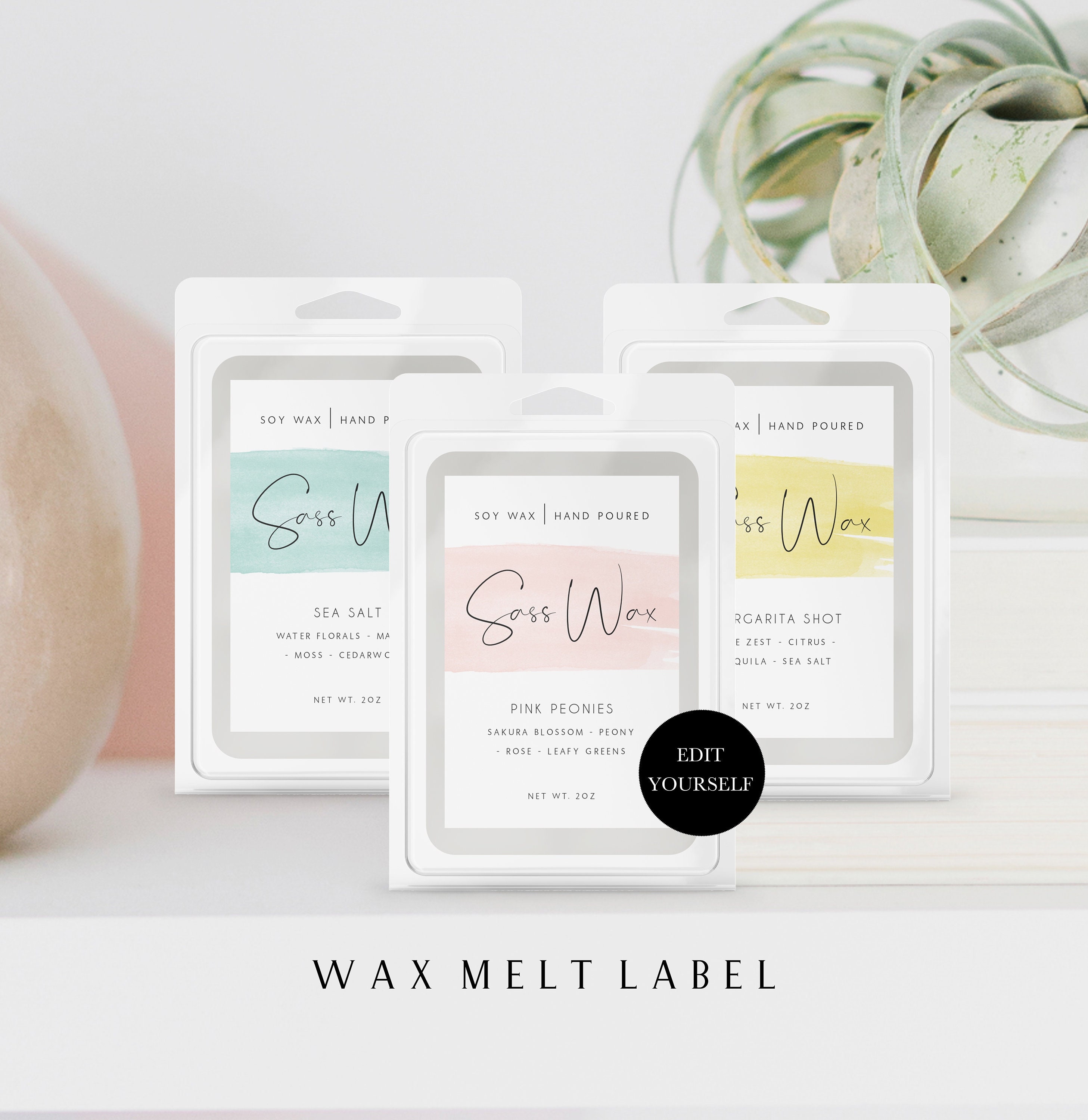 Wax Melts Label Wax Melt Label Template DIY Product Label Etsy Wax Melts Label Wax Melt Label Template DIY Product Label Etsy