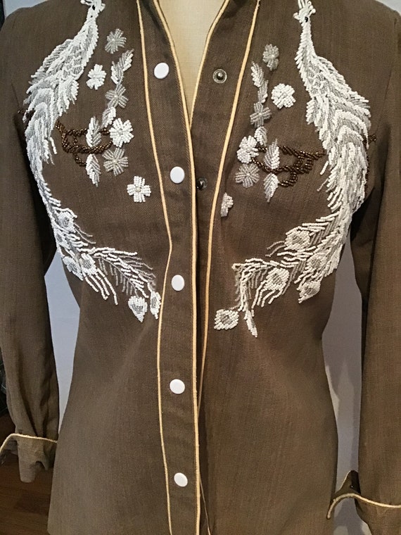 100%Cotton Beaded 60’s Top